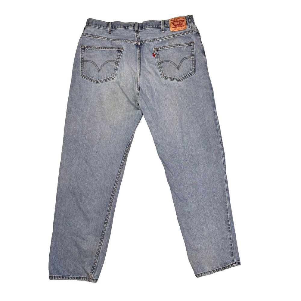 Levi's 550 Relaxed Fit Jeans Mens 42x34 Medium Stonewash Circa Early 2000s Y2K - Picture 2 of 8